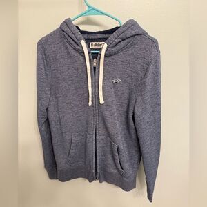 Hollister Full Zip Hoodie - Small